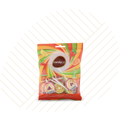 Piruletas Rock Frutas Saq. 80g
