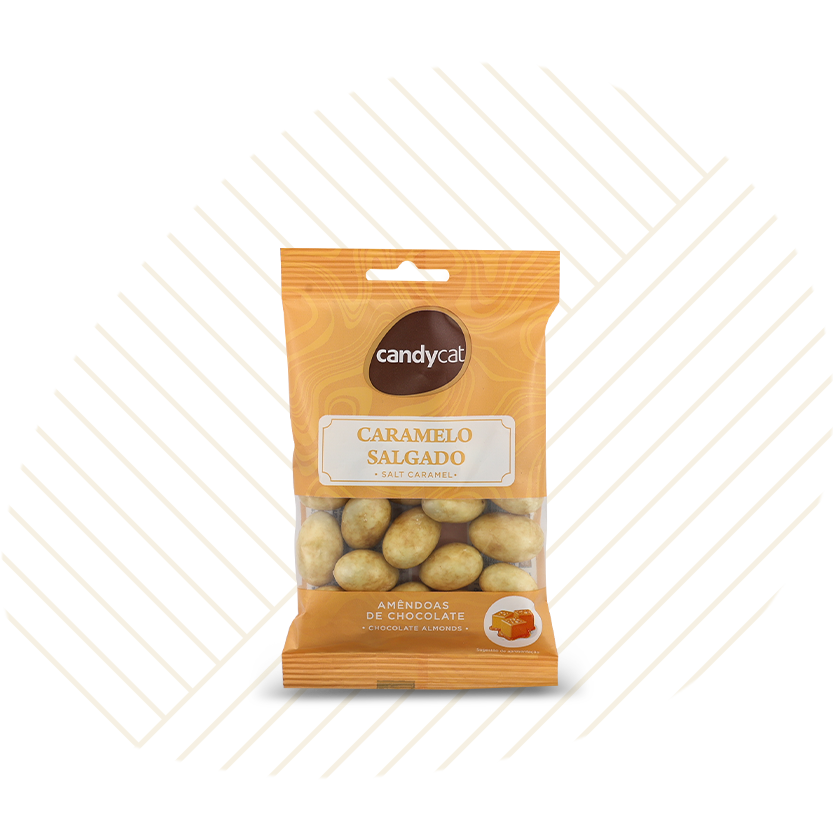 Amêndoa Caramelo Salgado Saq. 90g