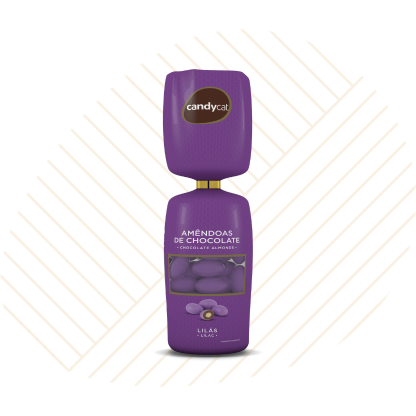 Amêndoa Choc. Lilás Saq. AT 160g