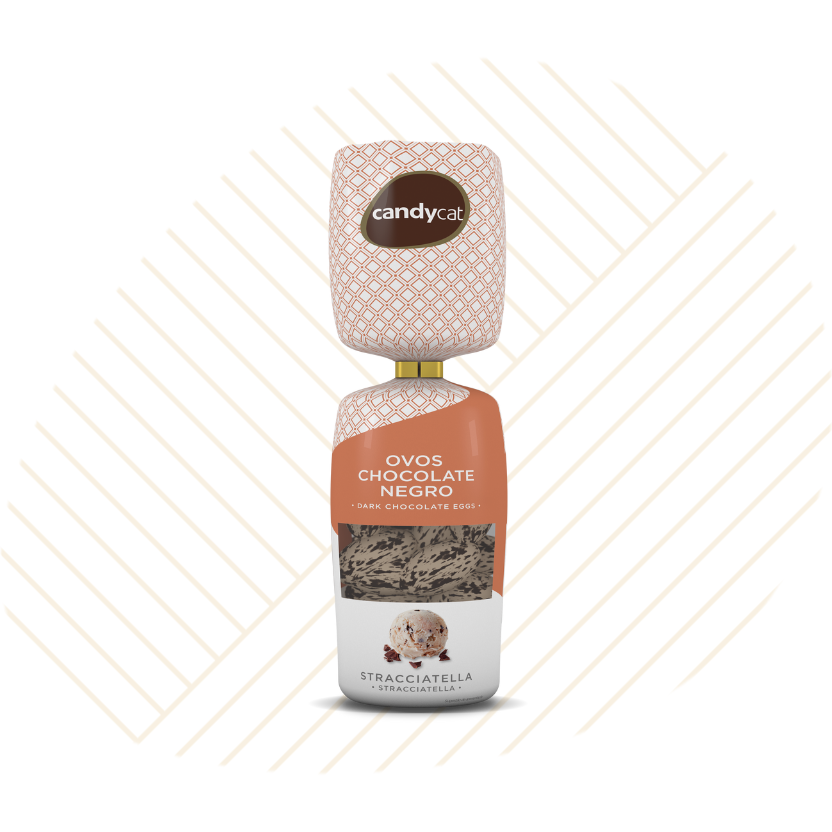 Ovos Chocolate Stracciatela Saq. AT 152g