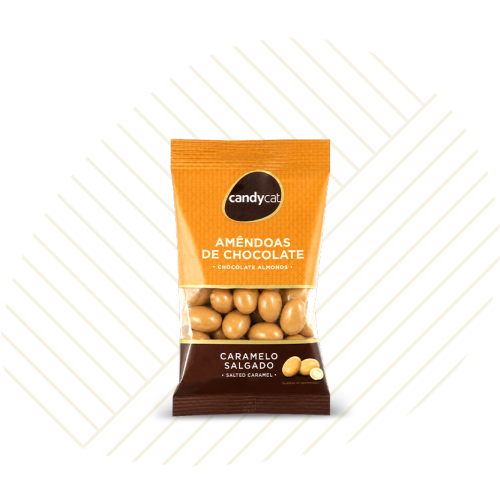 Amêndoa Caramelo Salgado Saq. 90g