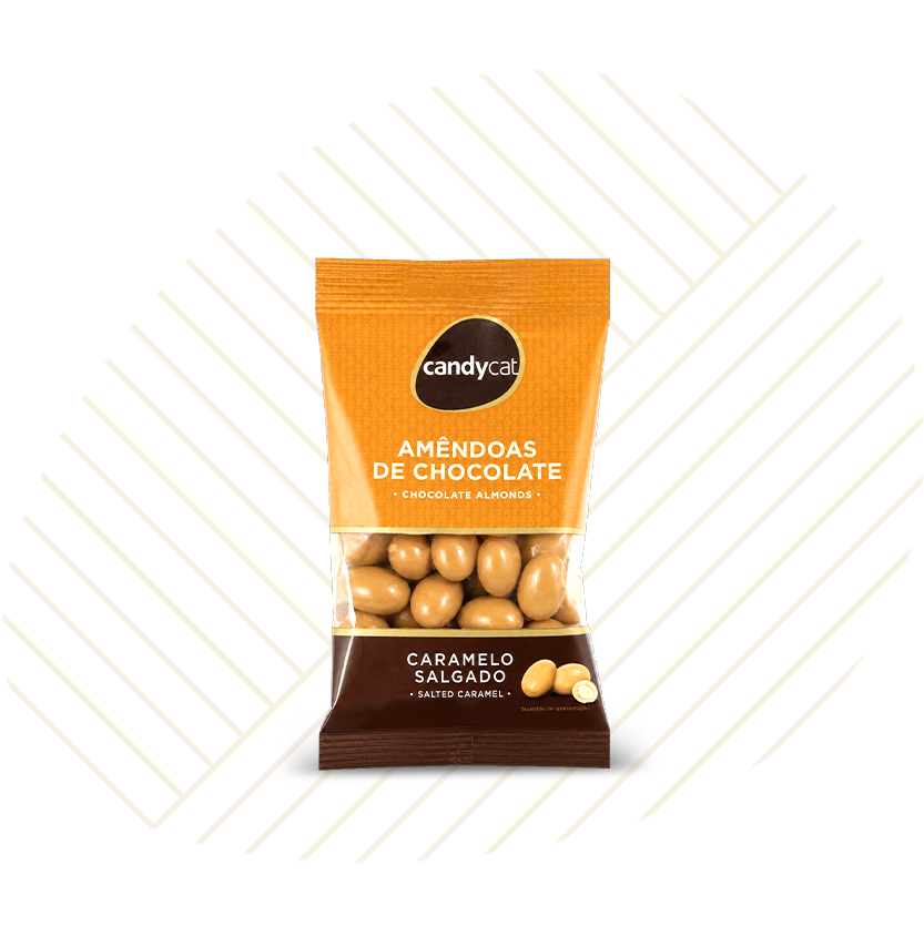 Amêndoa Caramelo Salgado Saq. 90g