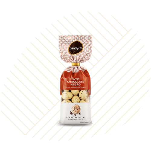 Ovos Chocolate Negro & Stracciatella 152g